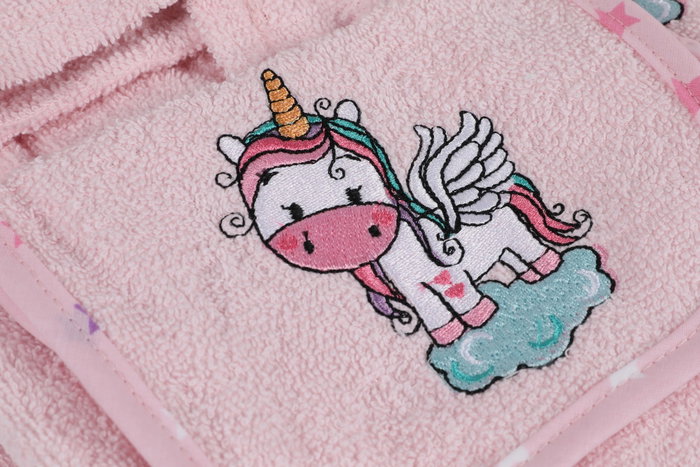 Mijölnir Set de Baño para Bebé de Algodón 100% Rosa - 0-2 Años